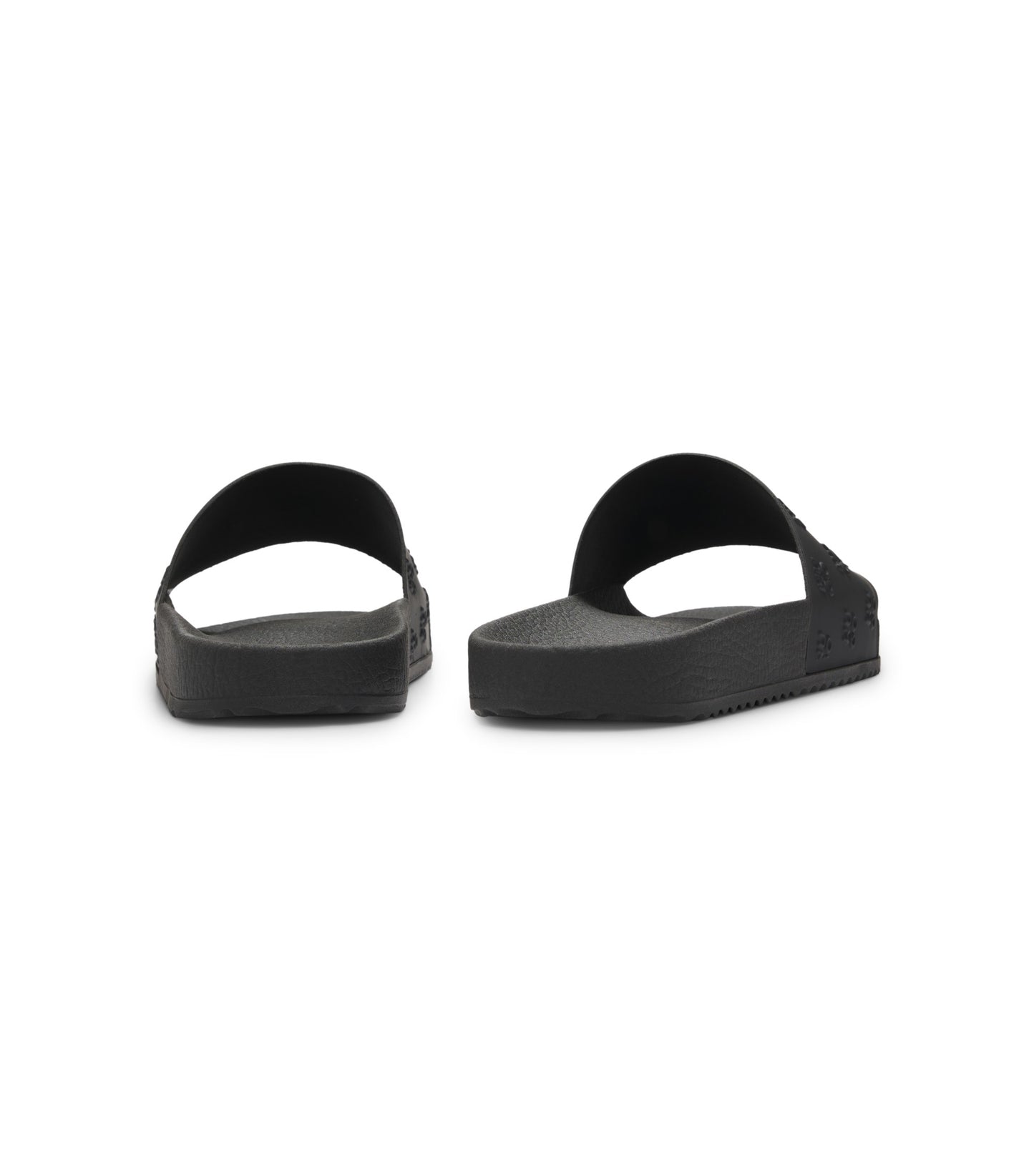 Slides with repeat stacked-logo uppers