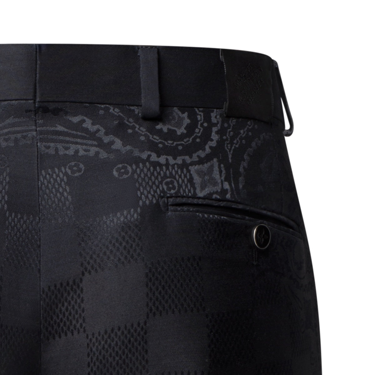 Satin Cigarette Evening Trousers
