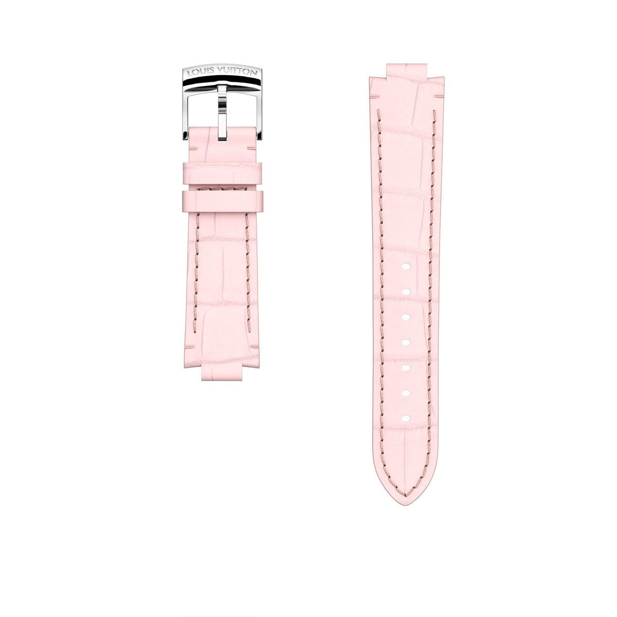 STRAP TAMBOUR ALLIGATOR PINK L/S