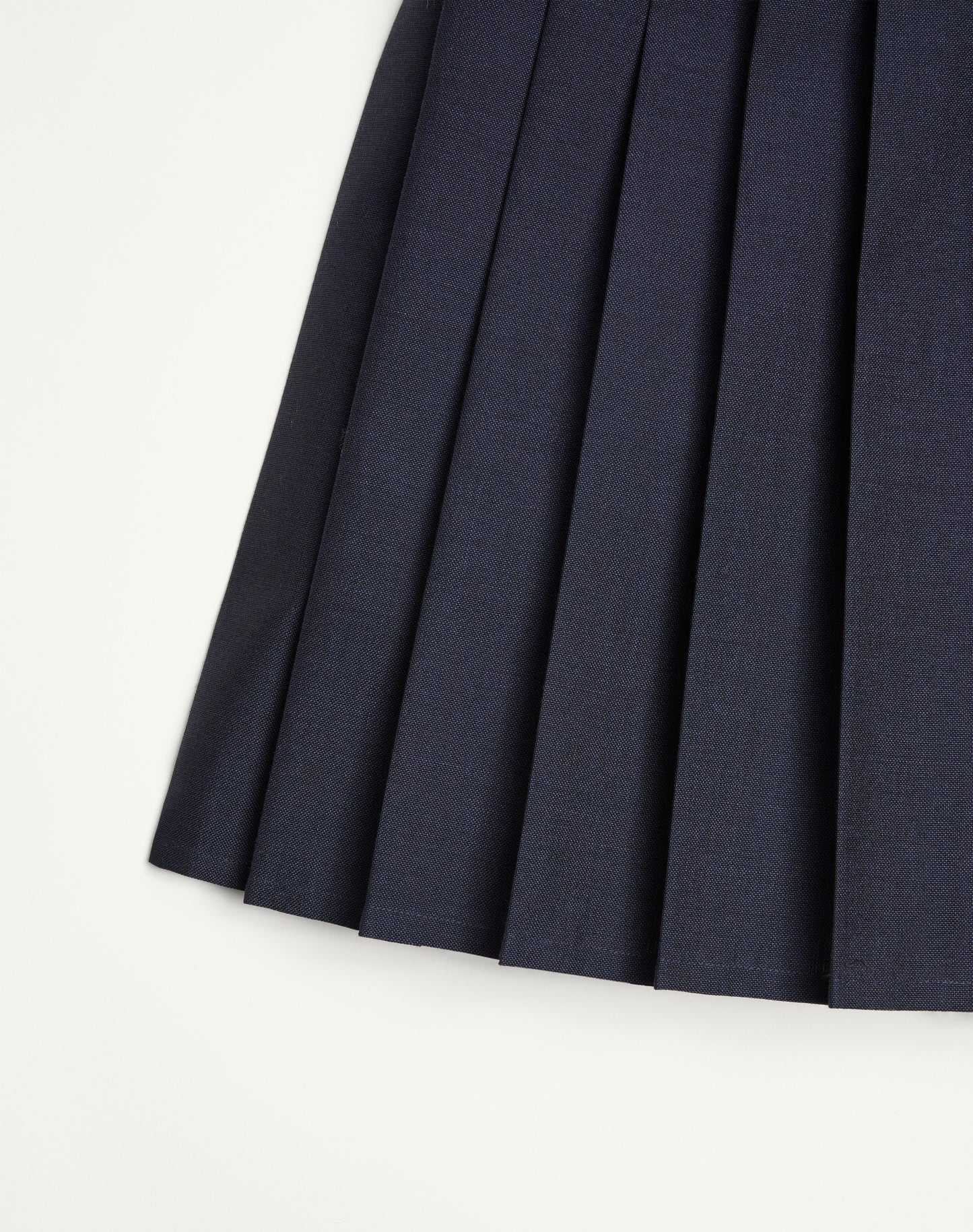Pleated Wool-mohair Culottes