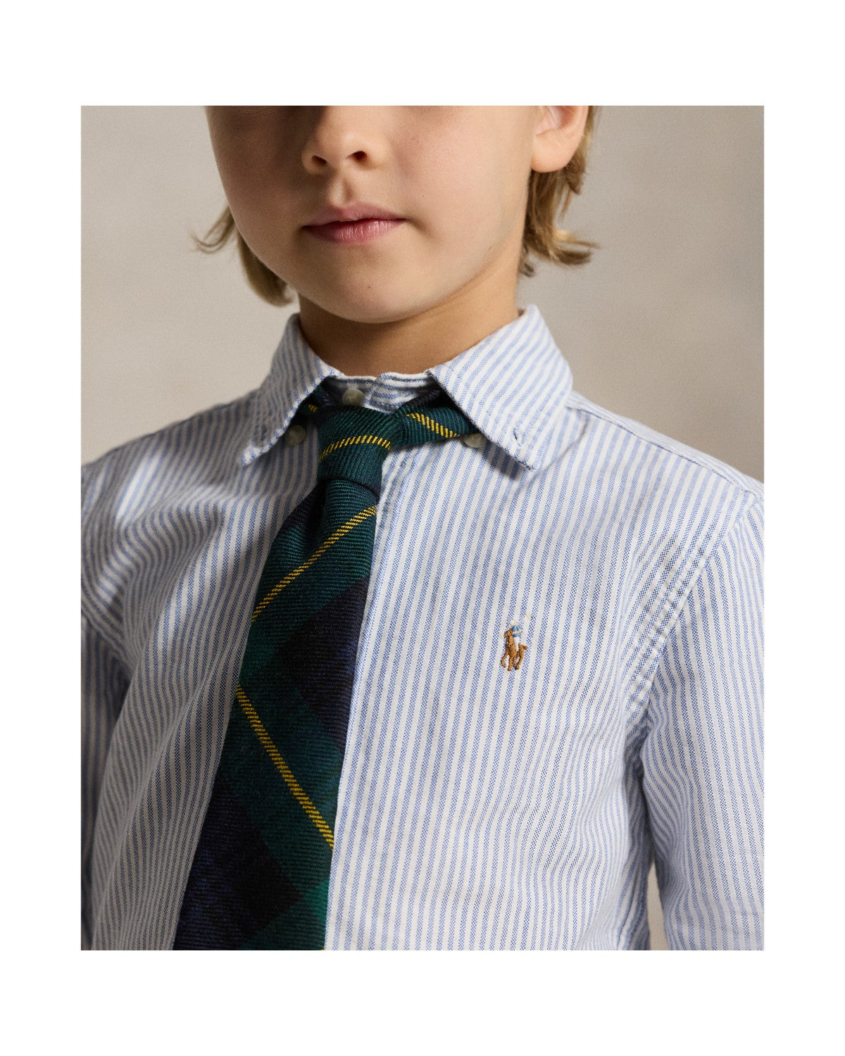 Striped Cotton Oxford Shirt