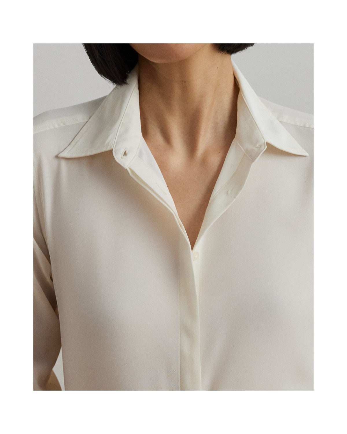 Classic Fit Crepe Shirt