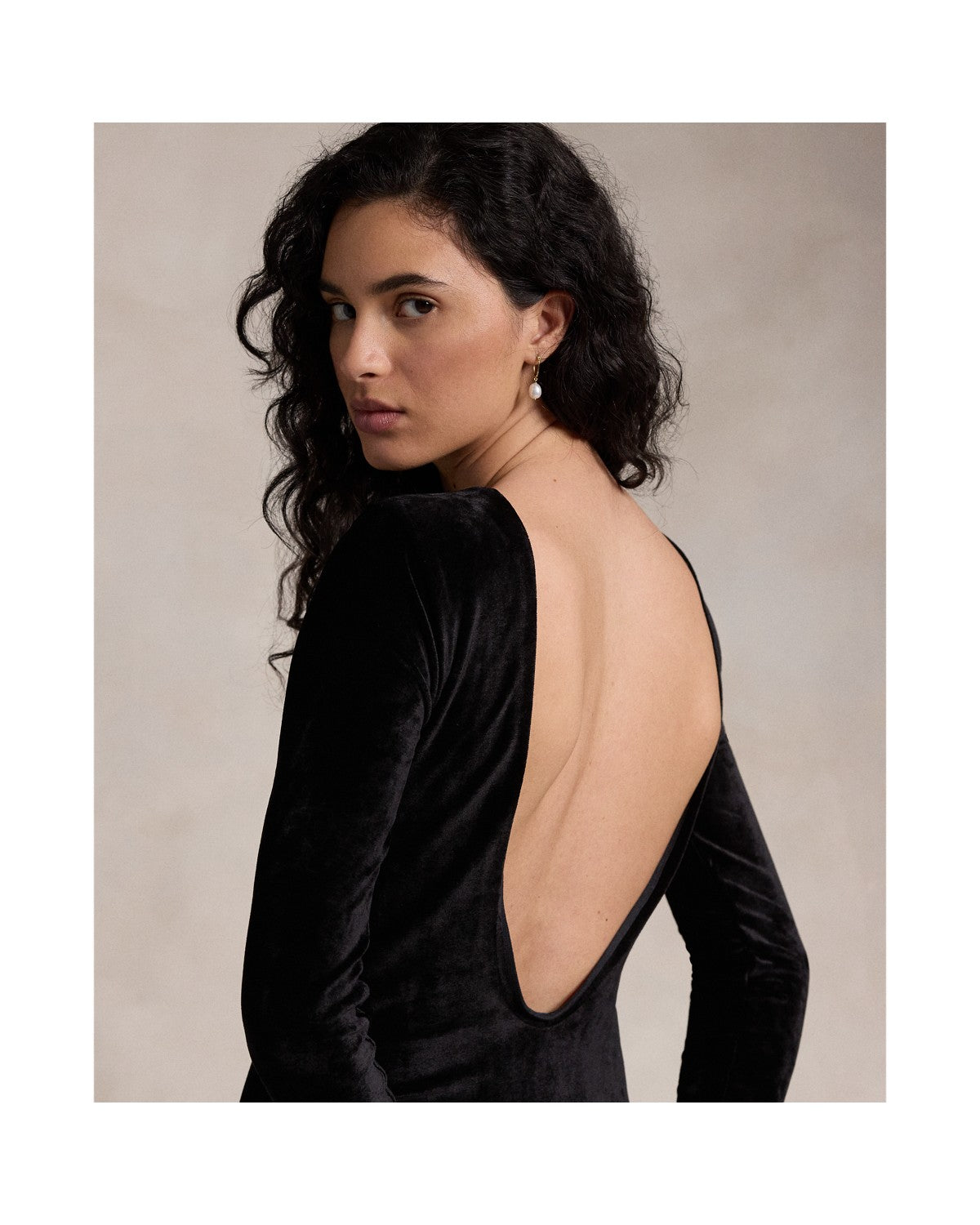 Velvet Scoopback Dress