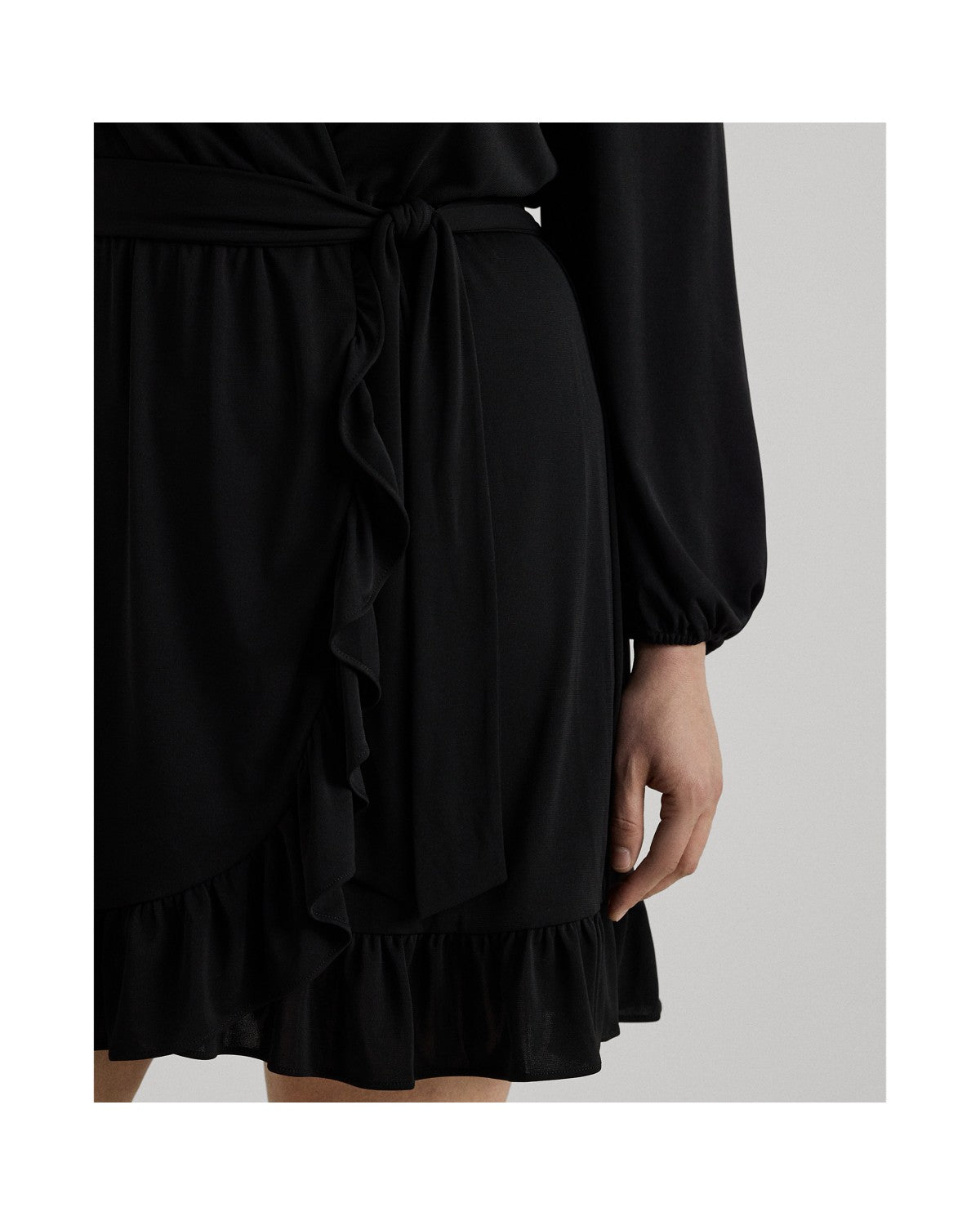 Belted Stretch Jersey Dress