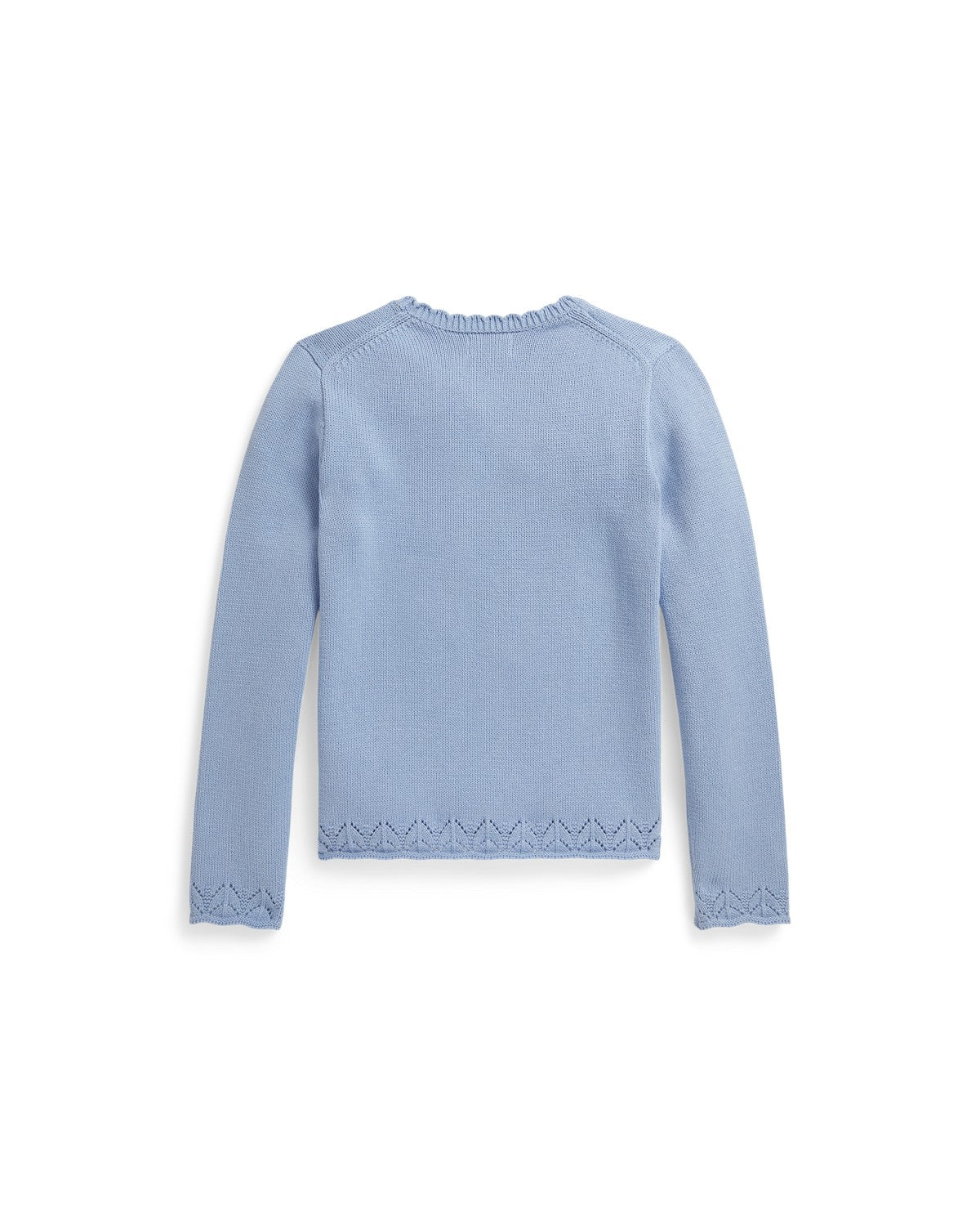 Dog Scalloped Crewneck Jumper