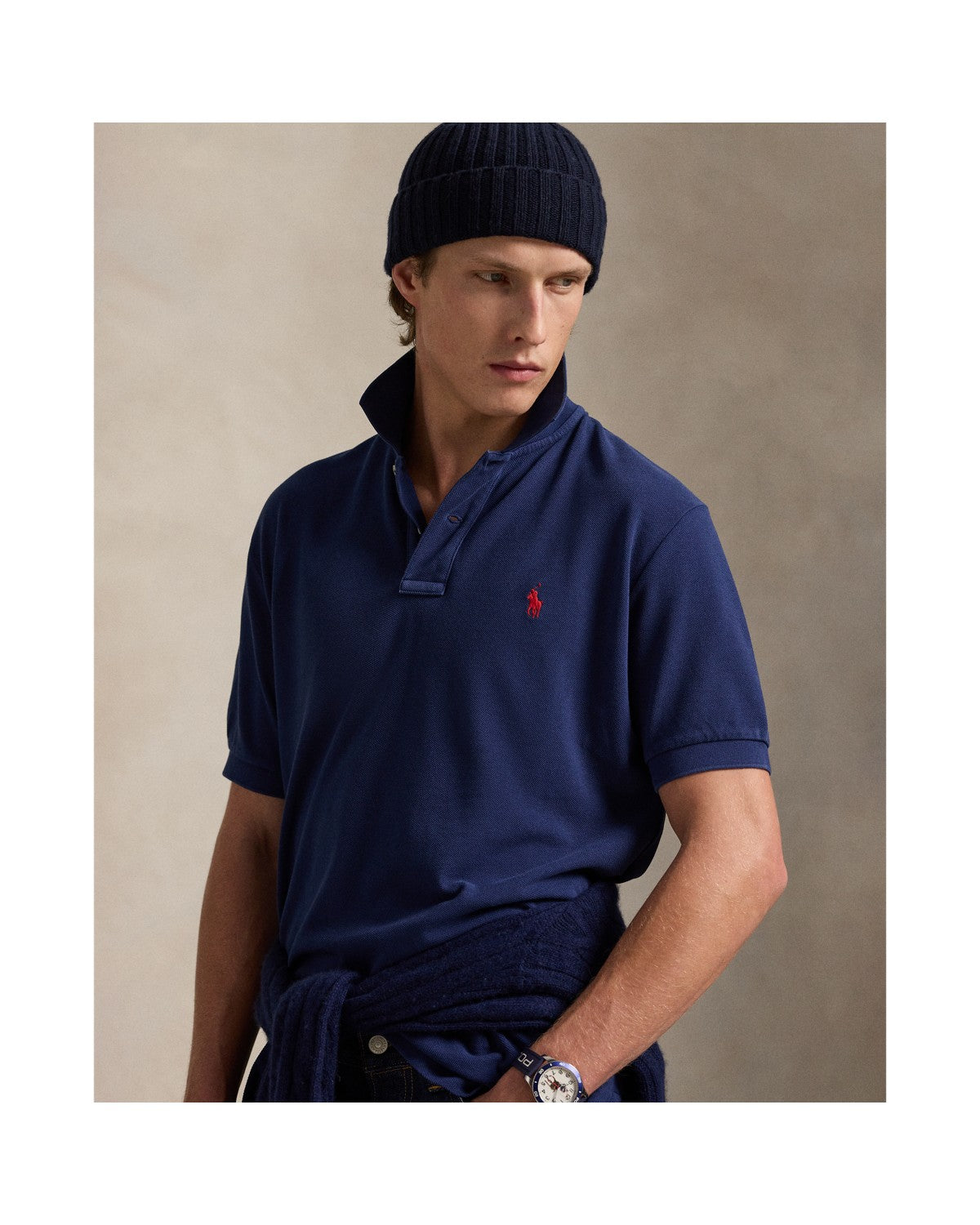 Original Fit Mesh Polo Shirt