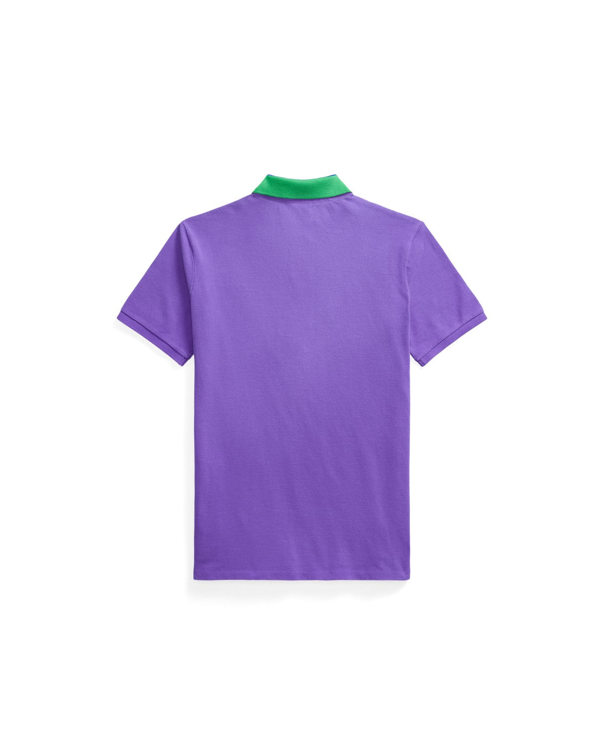 Classic Fit Embroidered Mesh Polo Shirt