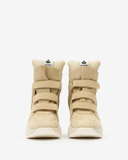baskets en cuir velours balskee 
