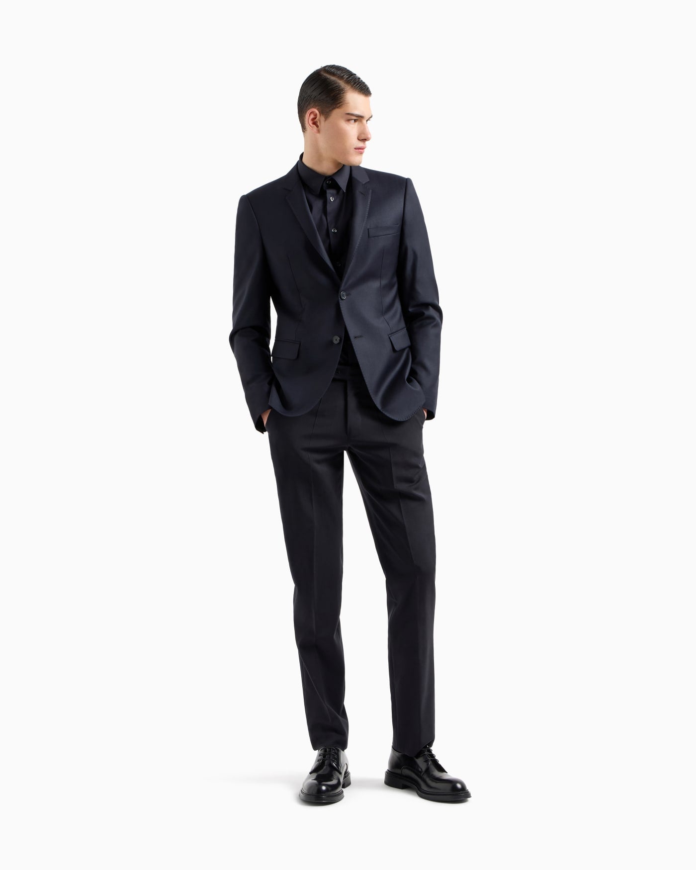 Single-breasted virgin wool man