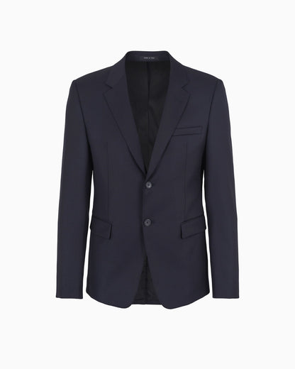 Single-breasted virgin wool man
