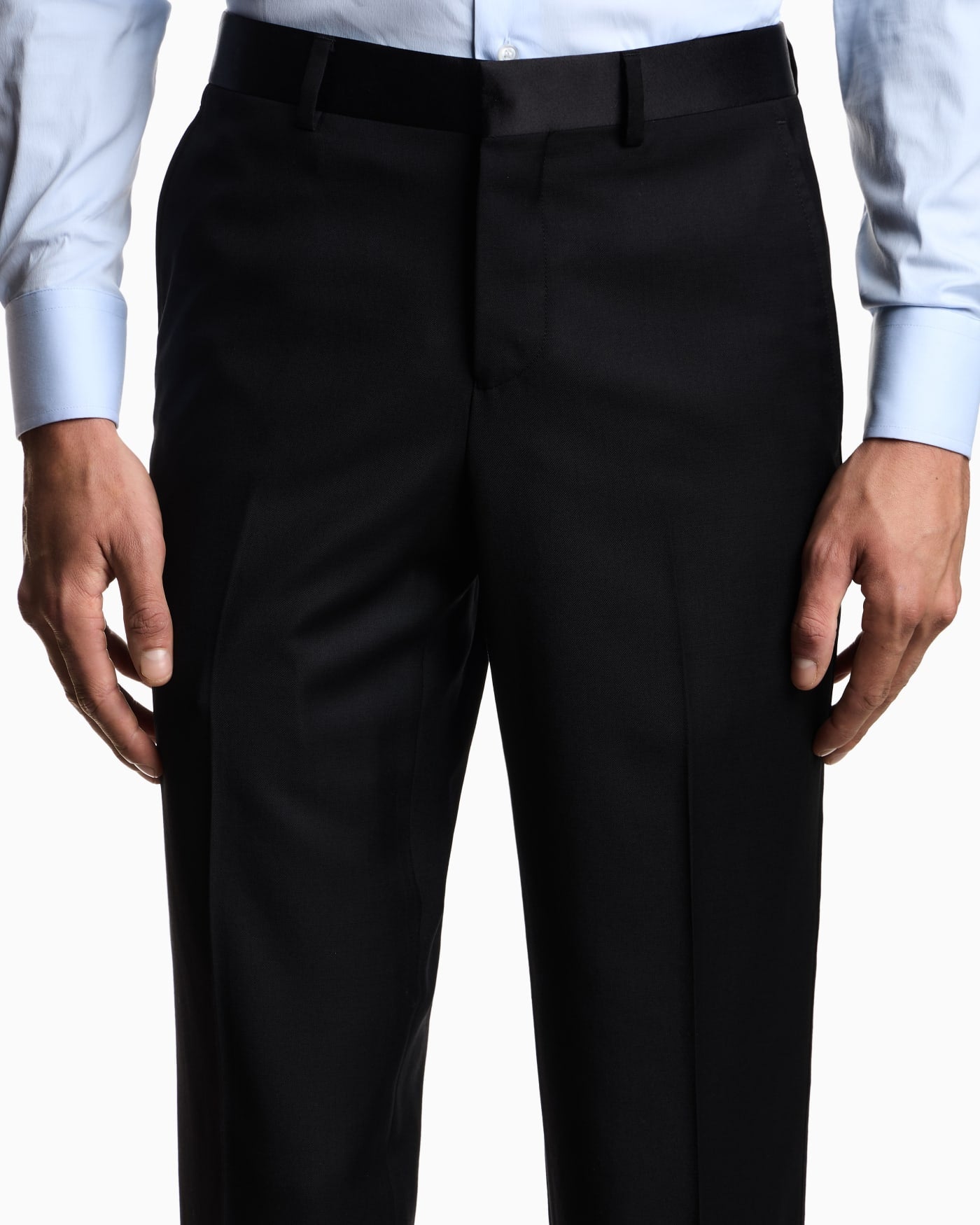 Trousers straight cut virgin wool man