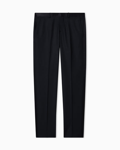 Trousers straight cut virgin wool man