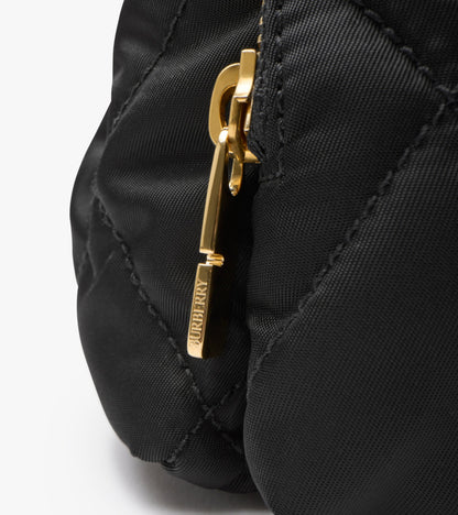 Mini Horseshoe Backpack in Black