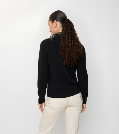 Cashmere Cardigan in Black