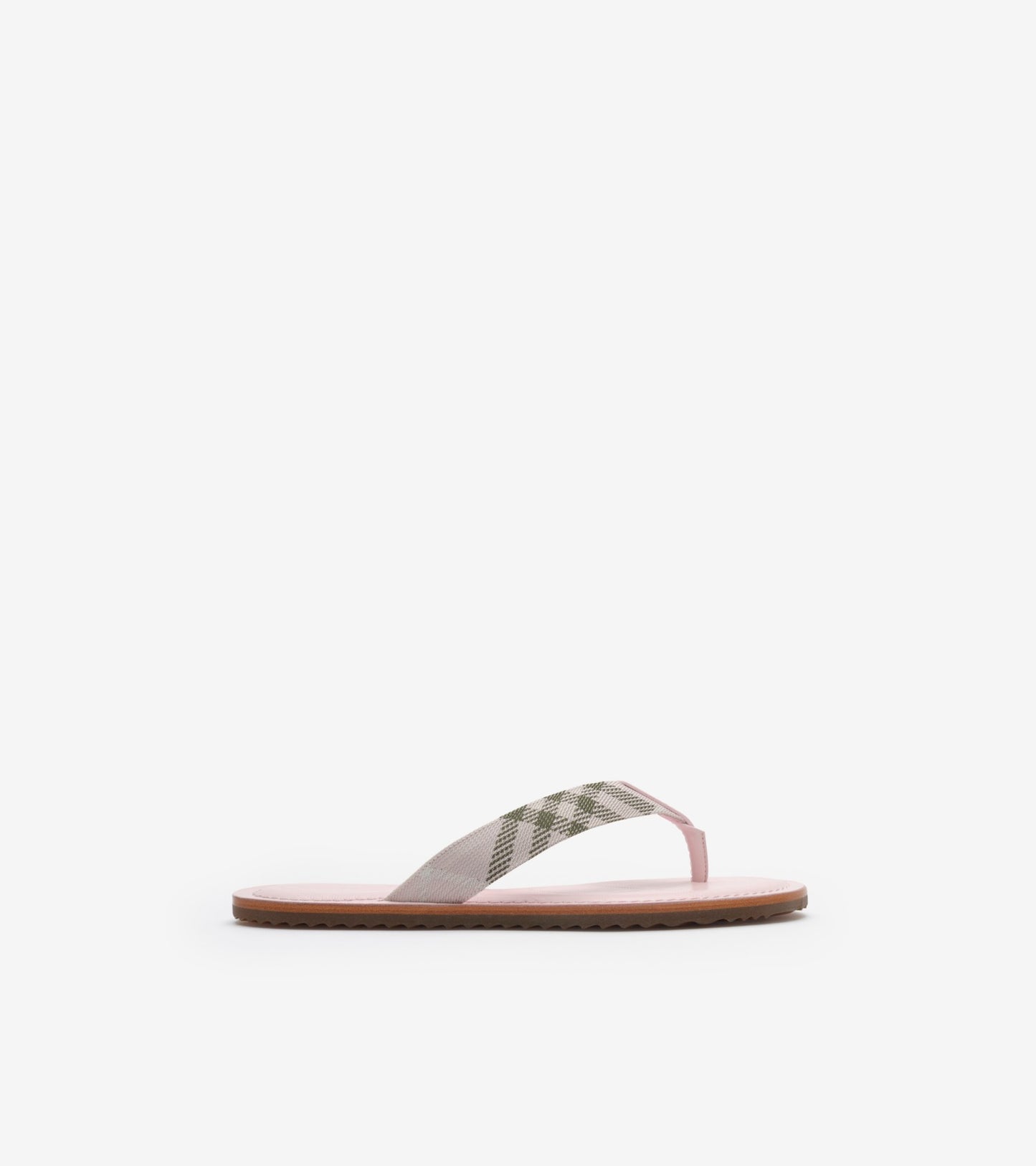 Check Pavilion Sandals in Sand beige