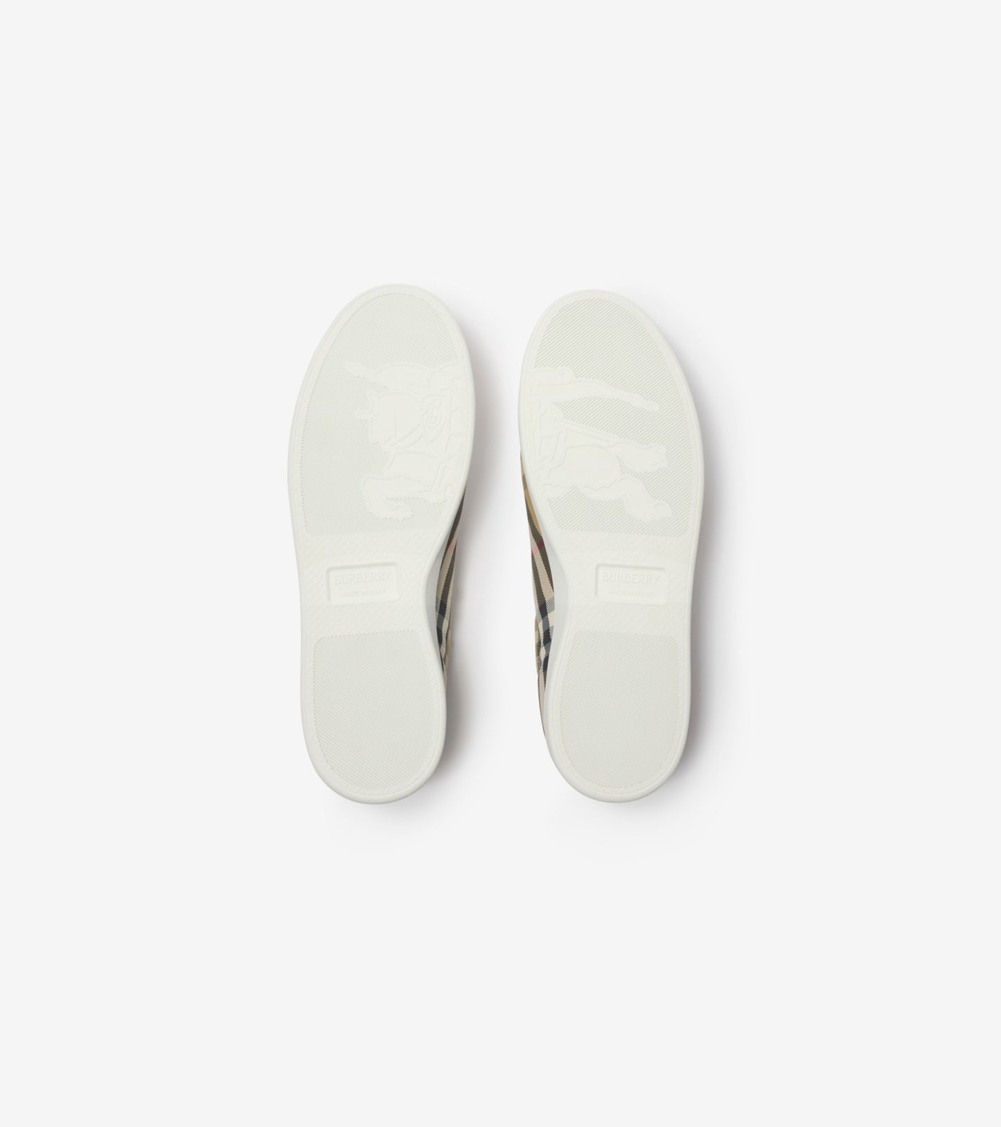 Check Set Sneakers in Sand beige