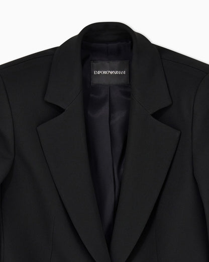 Lapel jacket slim fit stretch for woman