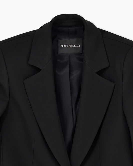 Lapel jacket slim fit stretch for woman