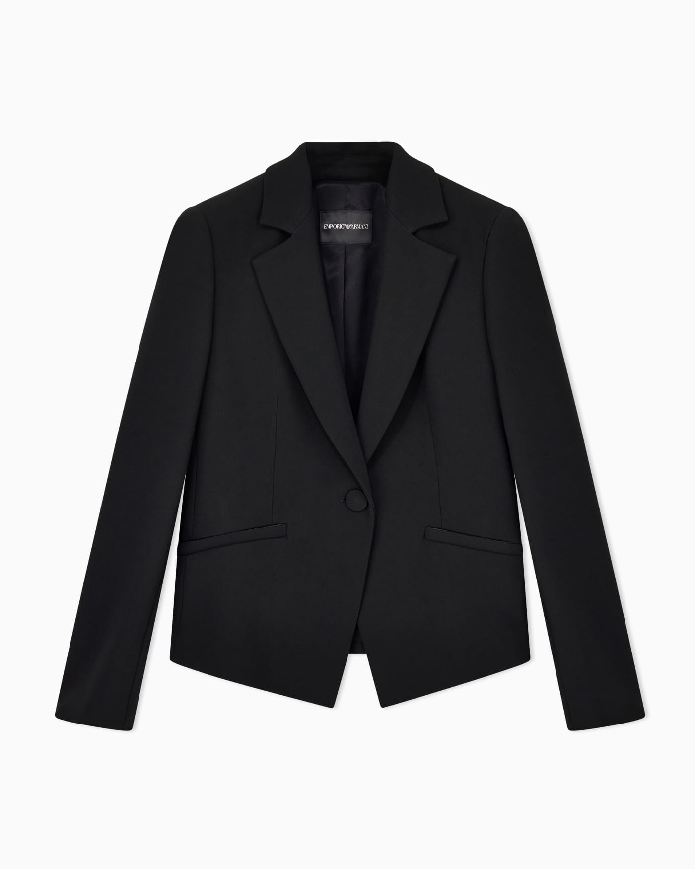 Lapel jacket slim fit stretch for woman