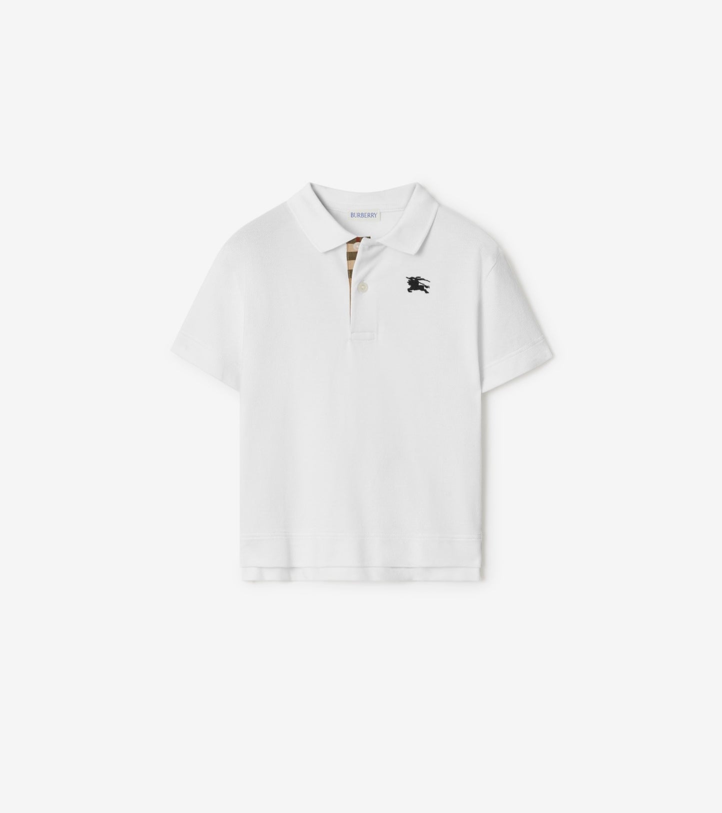 Cotton Piqué Polo Shirt in Light mint