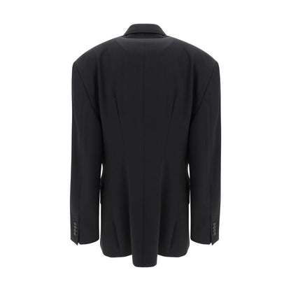 Balenciaga Black Wool Double-Breasted Blazer