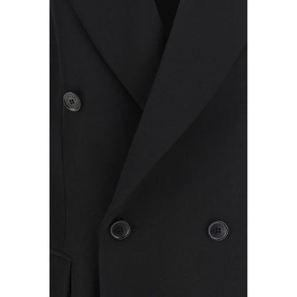 Balenciaga Black Wool Double-Breasted Blazer