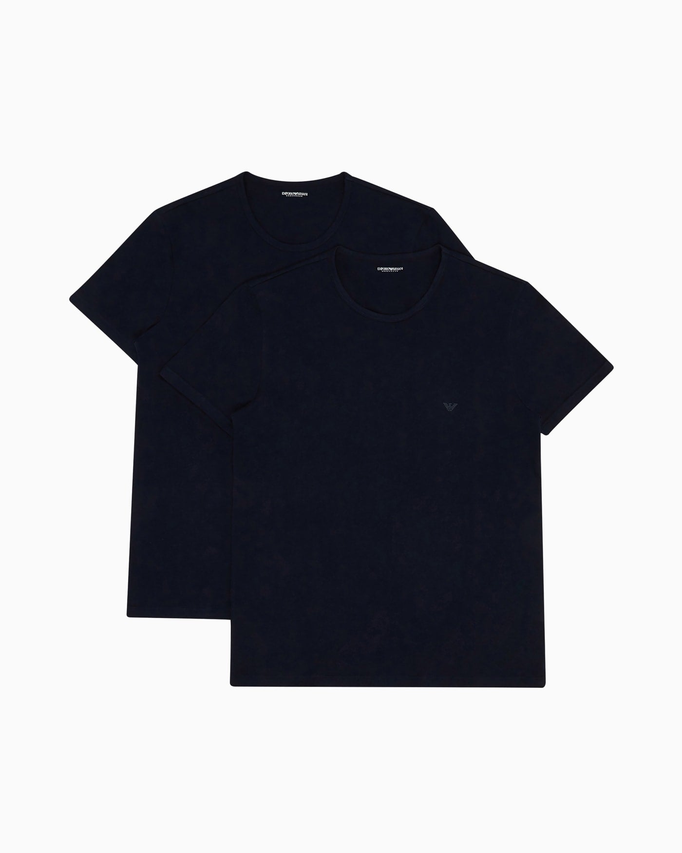 Two-pack of regular-fit, pure cotton underwear T-shirts