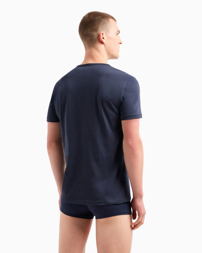 Two-pack of regular-fit, pure cotton underwear T-shirts