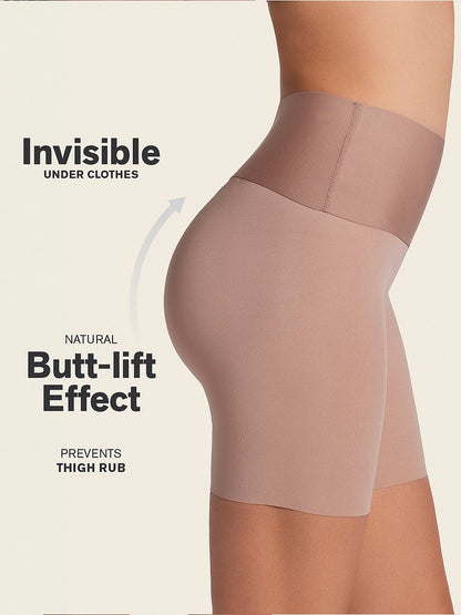 Moderate Compression Stay-in-Place Seamless Slip Shorts