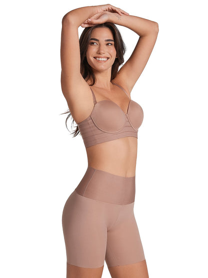 Moderate Compression Stay-in-Place Seamless Slip Shorts