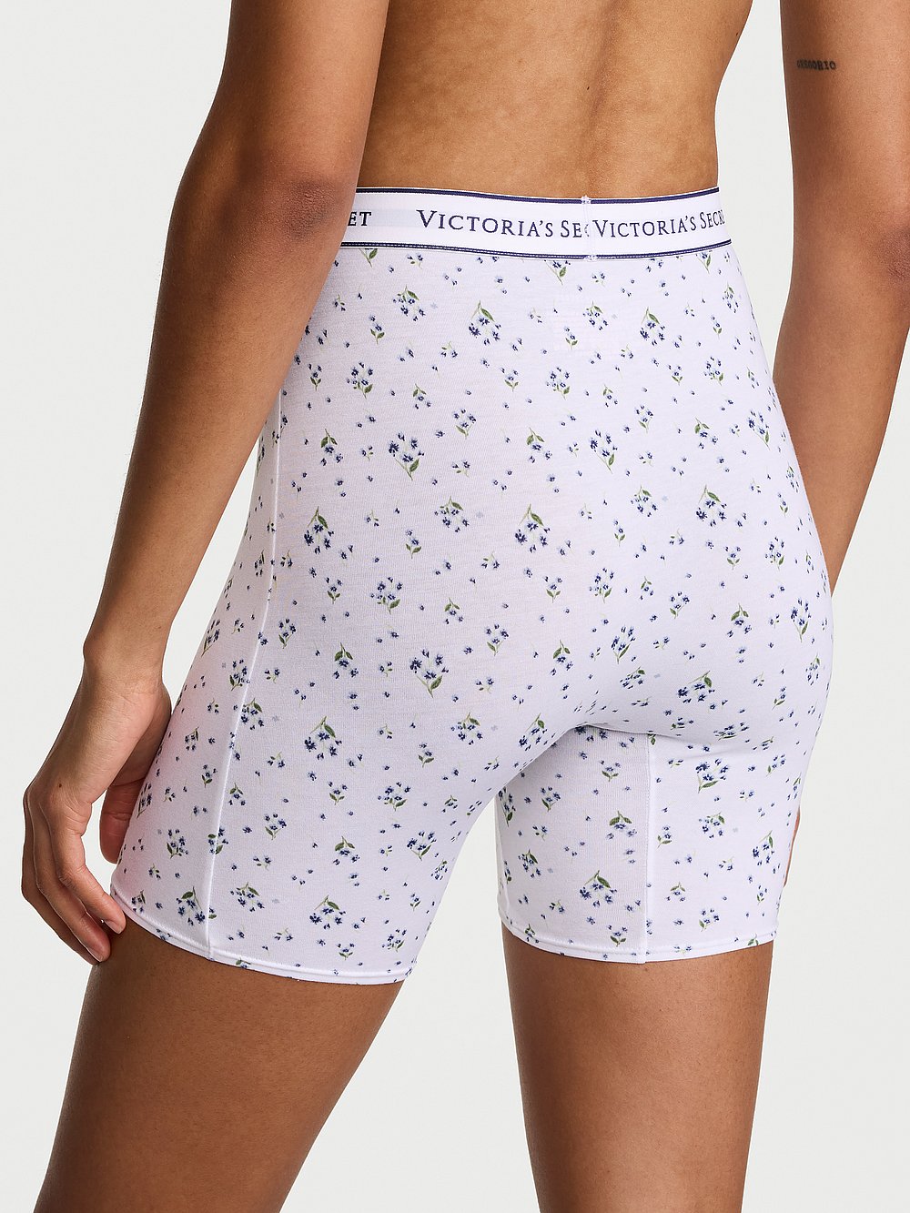 Exploded Logo Cotton High-Waist Boxer Brief