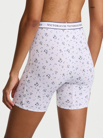 Exploded Logo Cotton High-Waist Boxer Brief