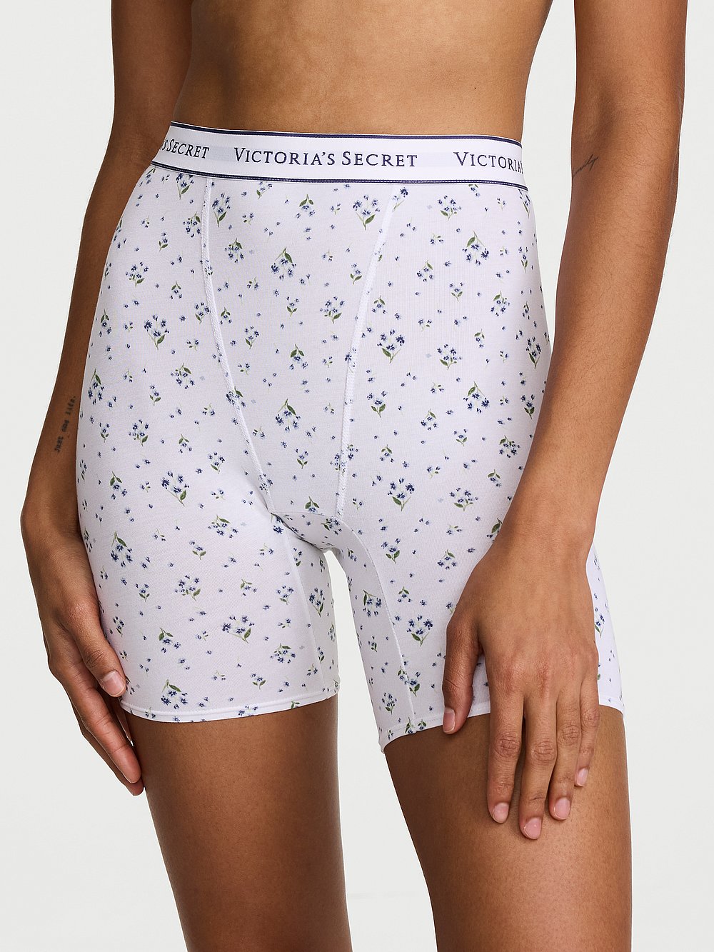 Exploded Logo Cotton High-Waist Boxer Brief