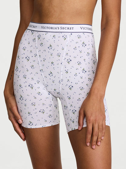 Exploded Logo Cotton High-Waist Boxer Brief