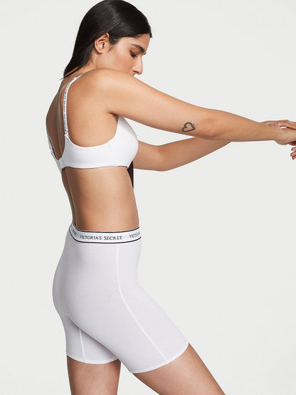 Exploded Logo Cotton High-Waist Boxer Brief