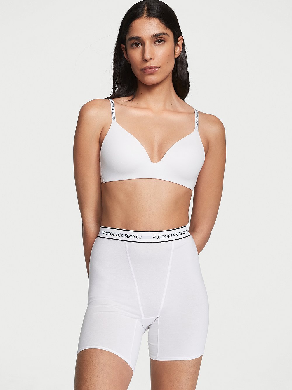 Exploded Logo Cotton High-Waist Boxer Brief