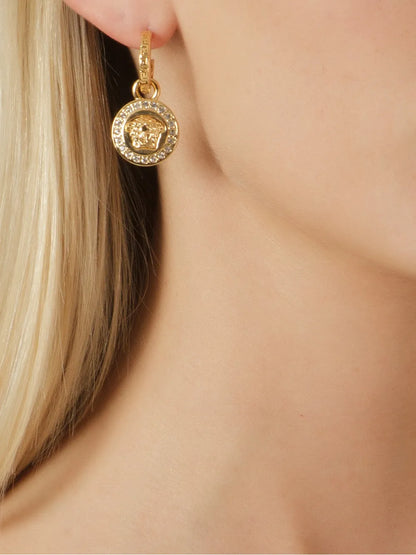 Versace La Medusa Greca Earrings