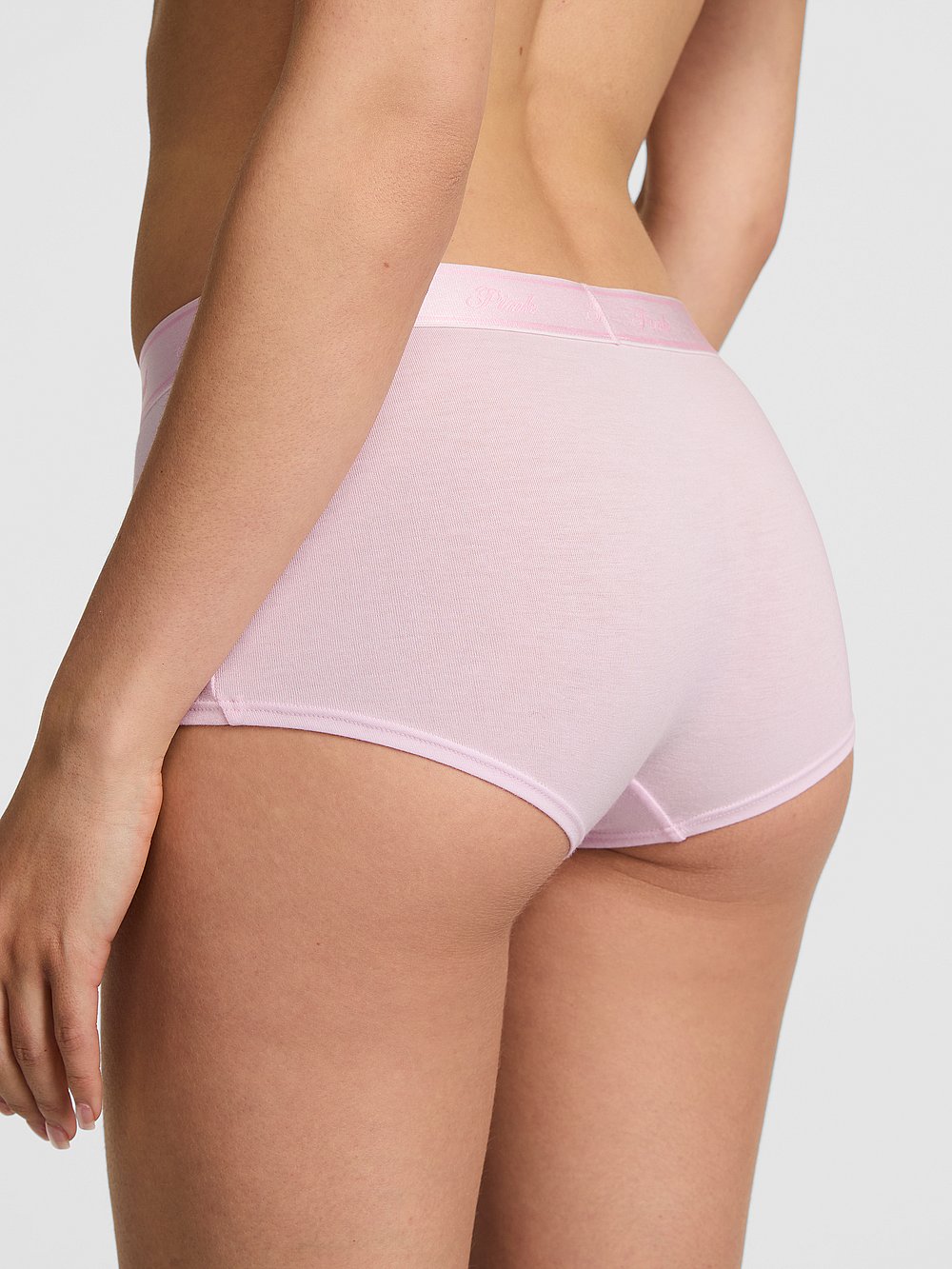 Logo Cotton Boyshort Panty