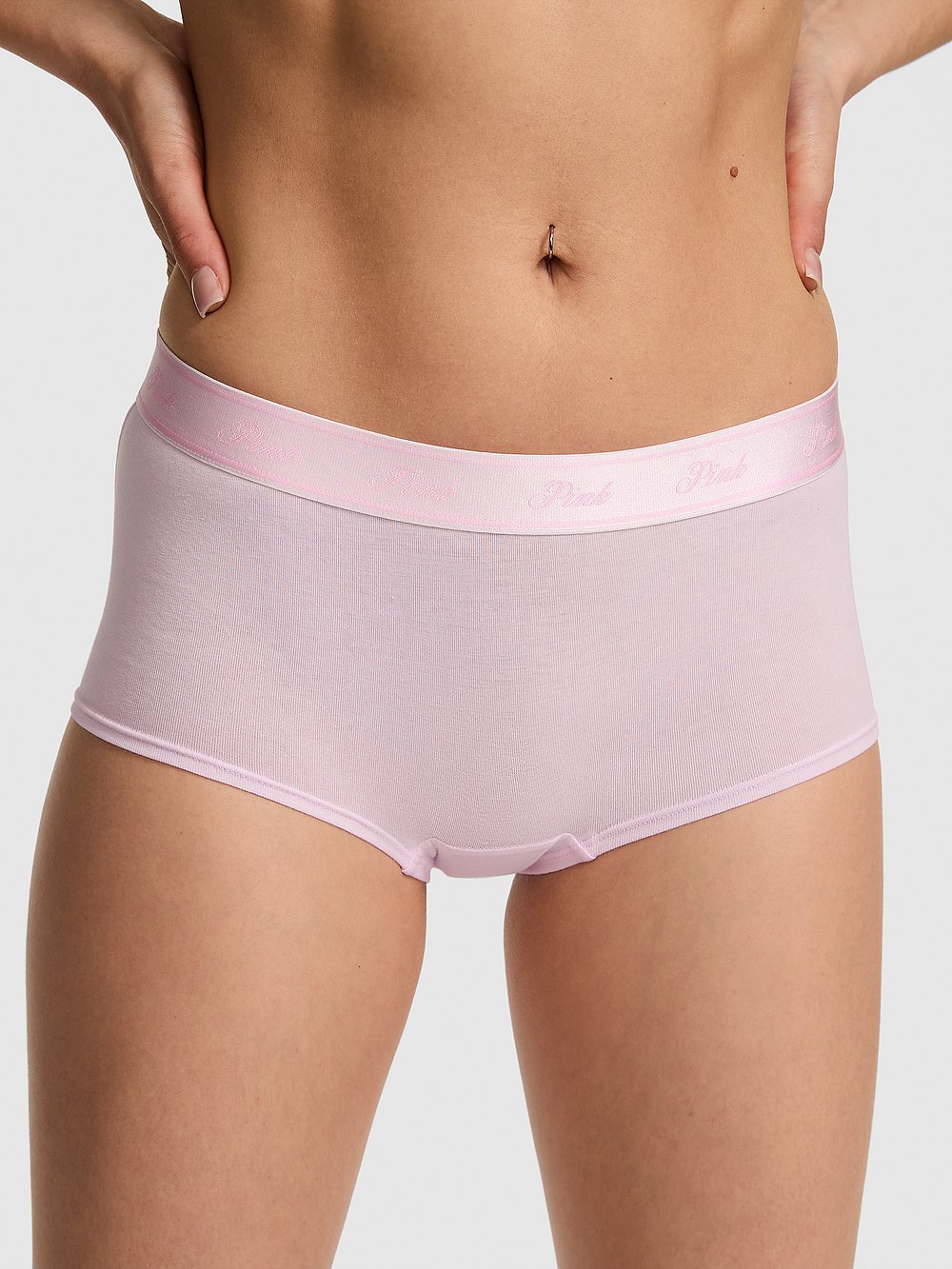 Logo Cotton Boyshort Panty