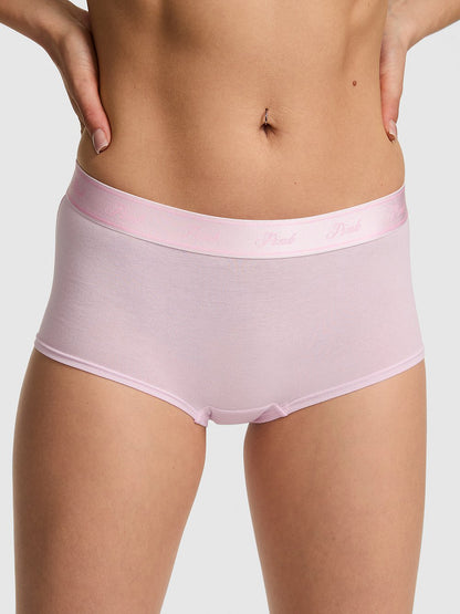Logo Cotton Boyshort Panty