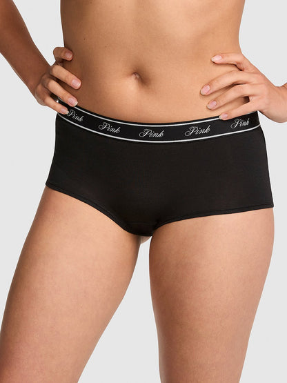 Logo Cotton Boyshort Panty