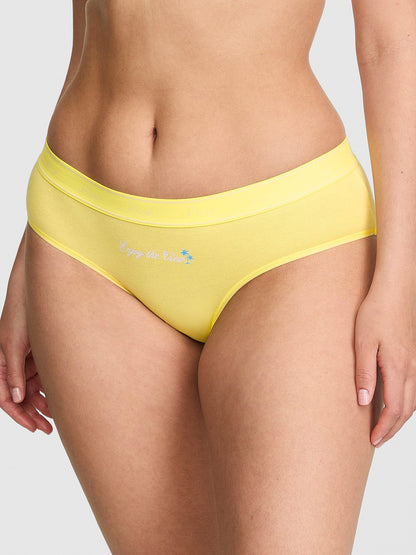 Logo Cotton Hiphugger Panty