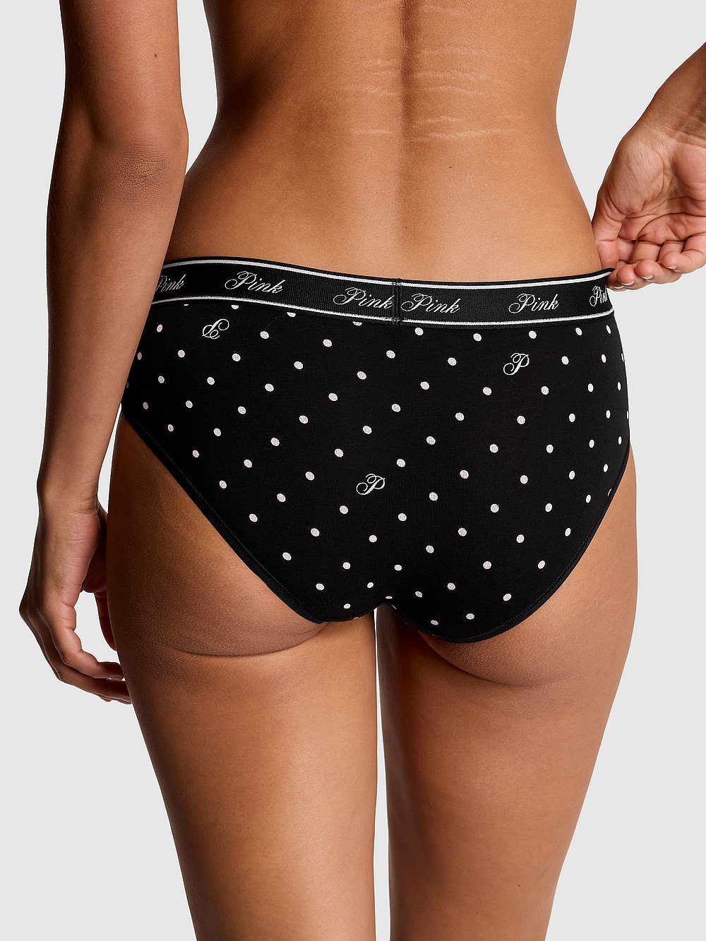 Logo Cotton Hiphugger Panty