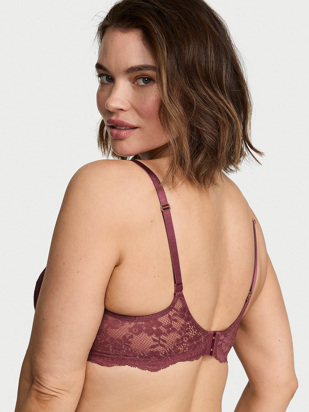 Lace Racerback Push-Up Bra