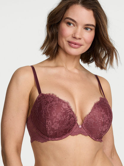 Lace Racerback Push-Up Bra