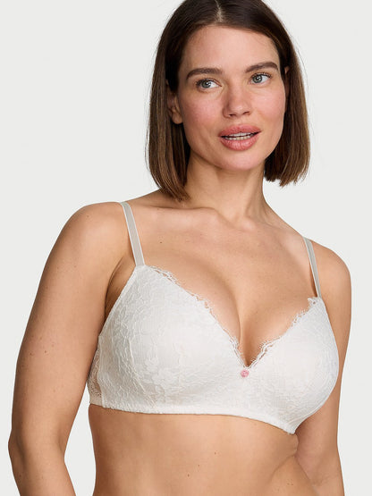 Lace Wireless Push-Up Bra