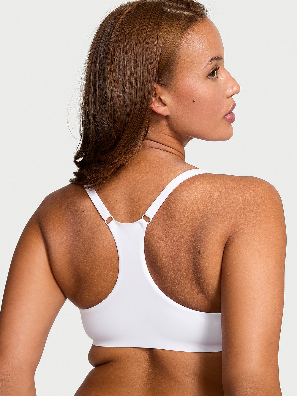 Lace-Trim Lightly Lined Demi Bra