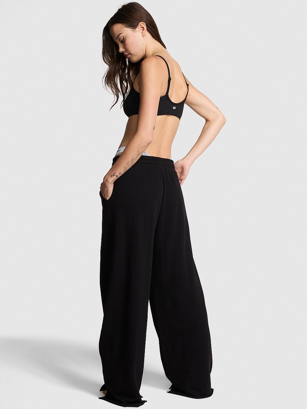 Campus Fleece™ Wide-Leg Split-Hem Sweatpants