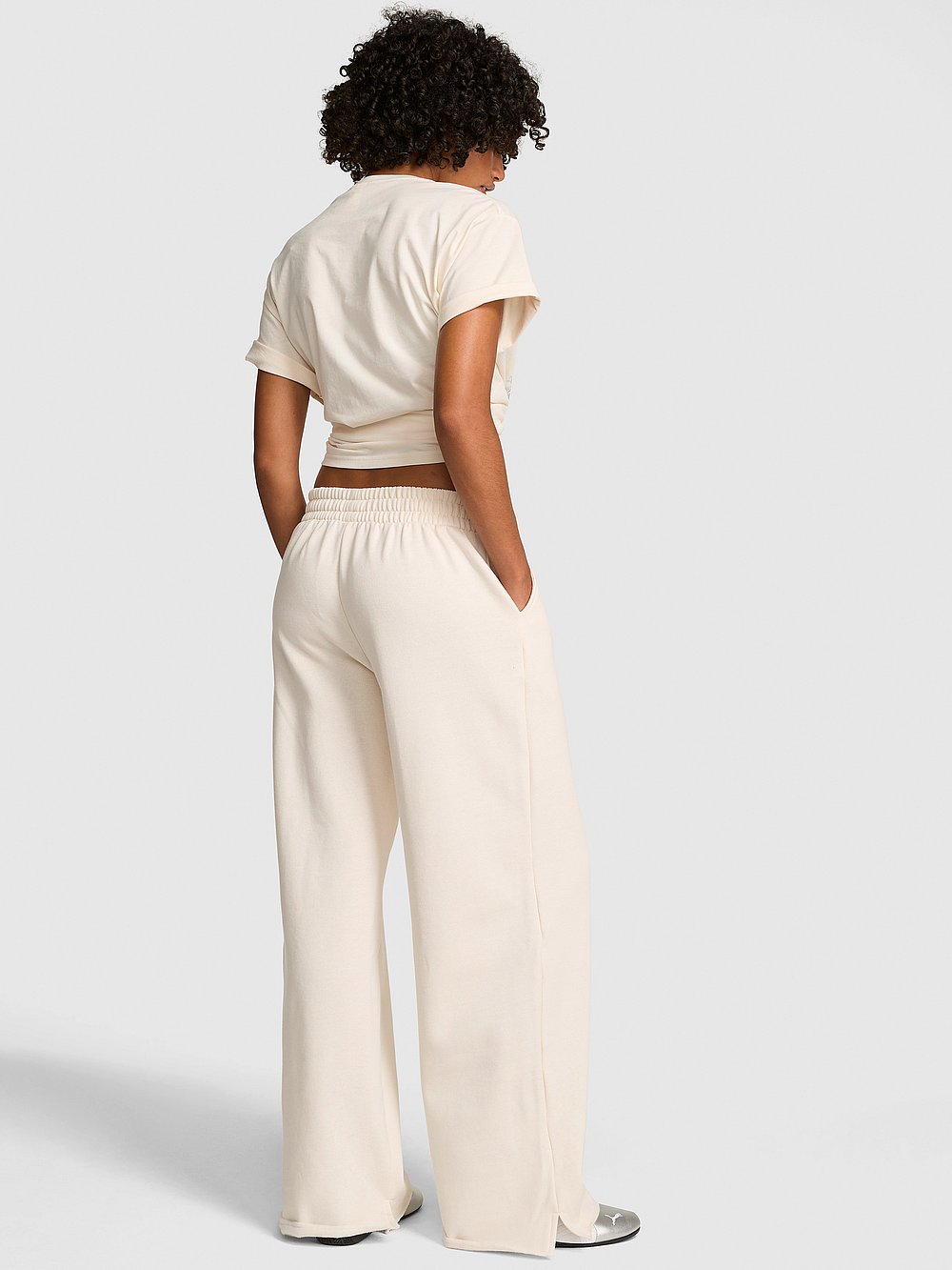 Campus Fleece™ Wide-Leg Split-Hem Sweatpants