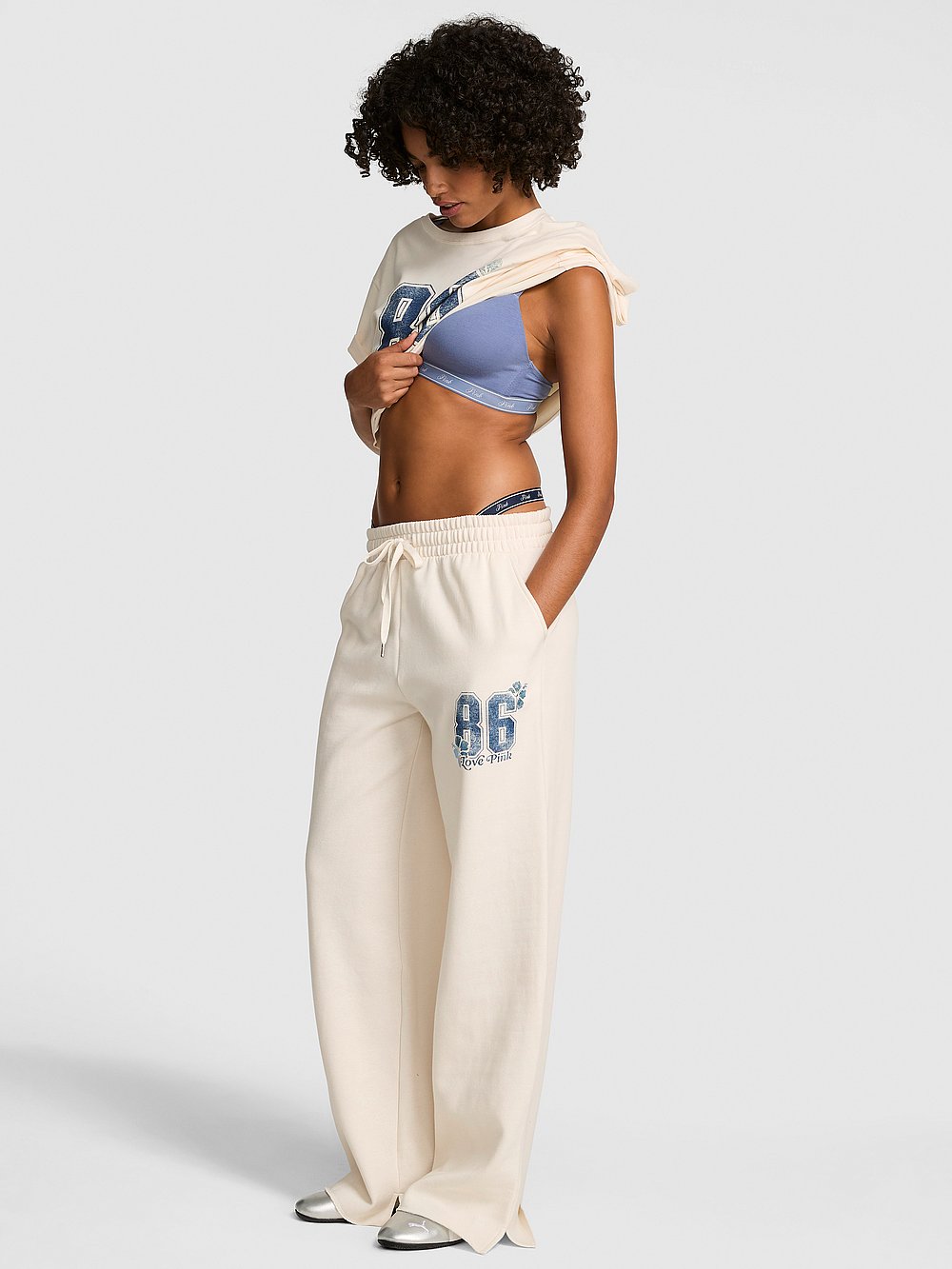Campus Fleece™ Wide-Leg Split-Hem Sweatpants
